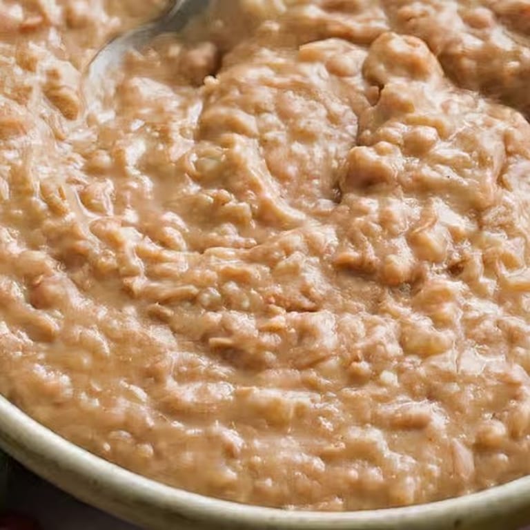 Delicious Refried Beans Await
