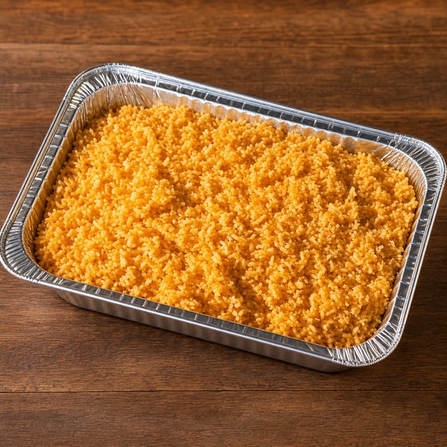 Large Rice Party Tray 70 Servings.